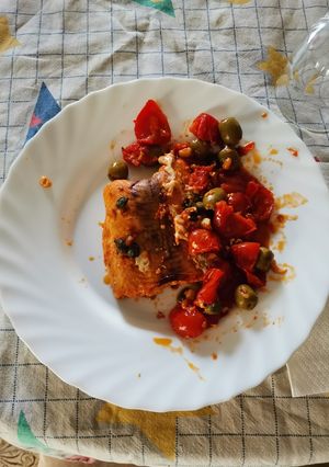Foto di Salmone alla mediterranea