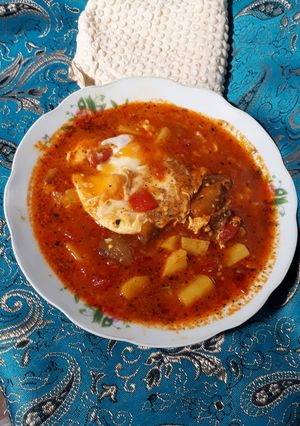 عکسی از دستور اشکنه بادمجان