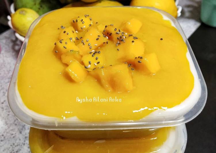 Resep Dessert Box Mango, Enak