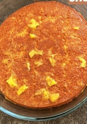 Une photo de Gâteau aux blancs d’œufs et sirop d’orange 🍊