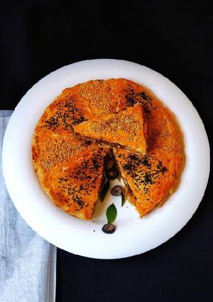 صورة لوصفة فطيرة الدجاج
