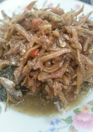 Foto resep Teri kering masak geseng kacang