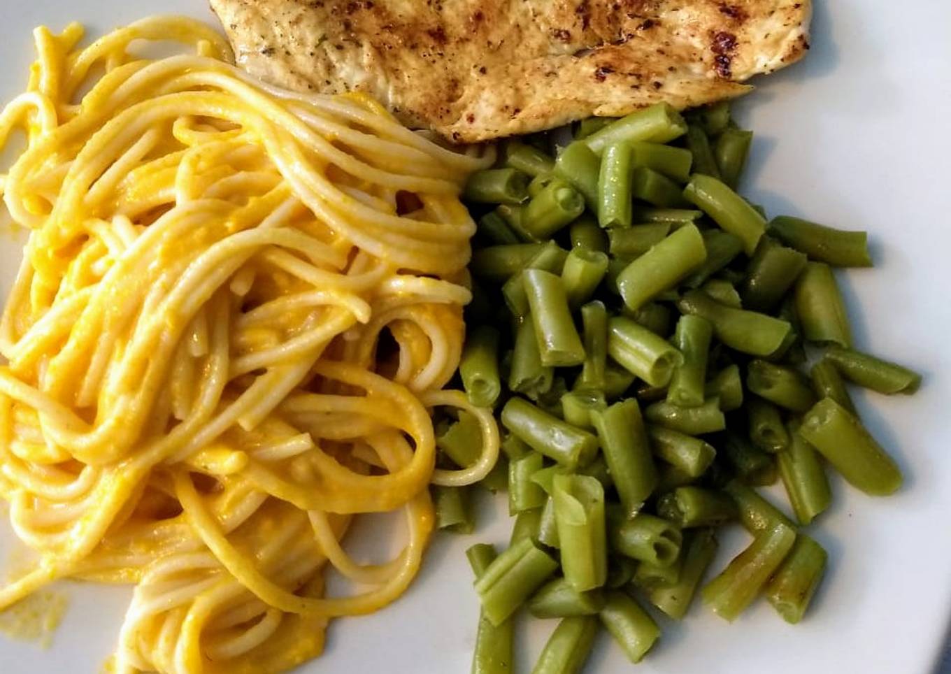 Espagueti de pimiento morrón🍝
