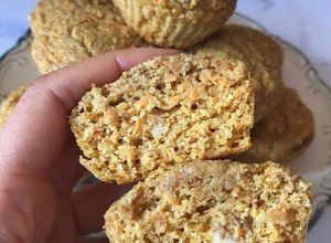 Una foto de Muffin basado en carrot cake