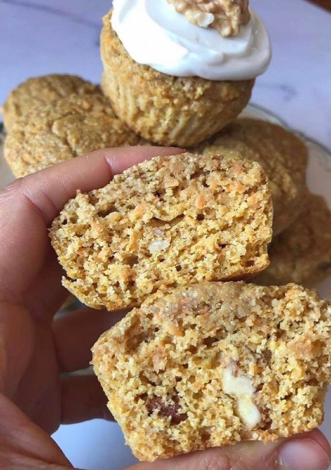 Una foto de Muffin basado en carrot cake