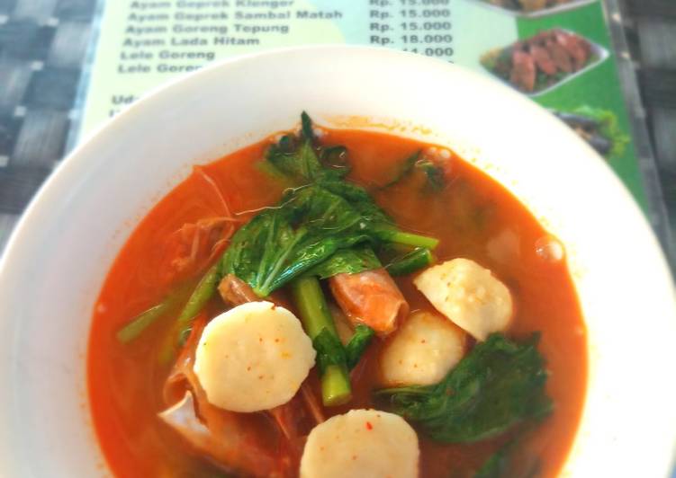 Resep Soup Tom yum seafood yang Enak