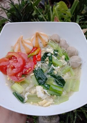 Foto resep Bihun kuah segar