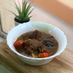 A picture of Semur kambing.