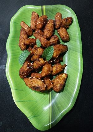 A picture of Crispy Spicy babycorn.