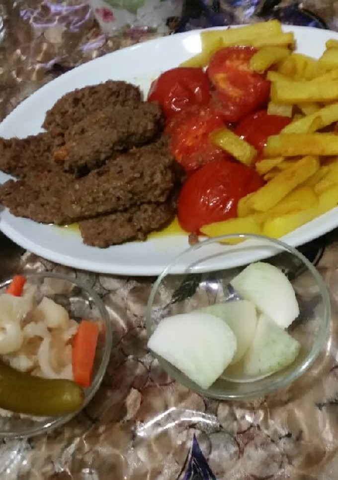 عکسی از دستور کباب تابه ای