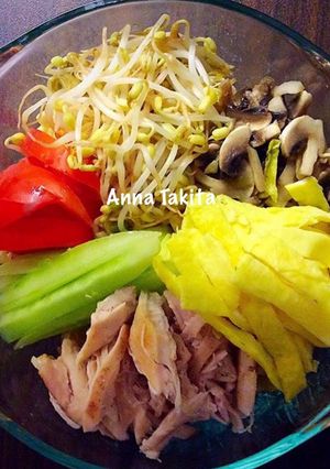 Foto resep Hiyashi Chuka (Ramen Dingin Ala Jepang)