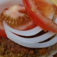 Hamburguesa de lentejas activadas en Agua de Mar