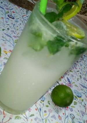 A picture of Virgin mojito mocktail.