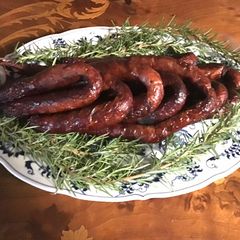 A picture of 575. California Farm Smoked Rosemary Sausages.