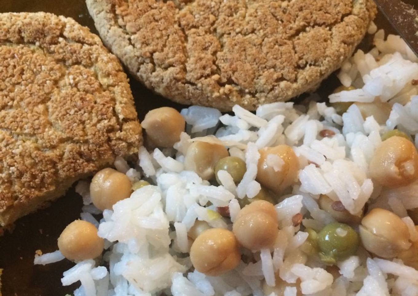 Medallones de garbanzos y calabaza