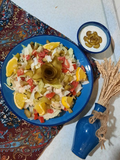 عکسی از دستور سالاد خیارشور