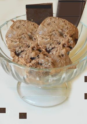 A picture of Frozen chocolate yogurt.