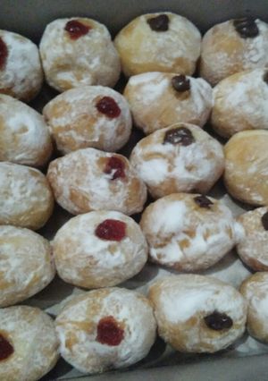 Foto resep Bomboloni (donat filling selai)