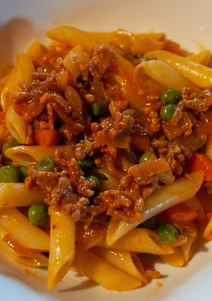 Foto di Ragù vegano ai piselli
