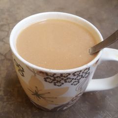A picture of Doum palm milk tea #Kano State#.