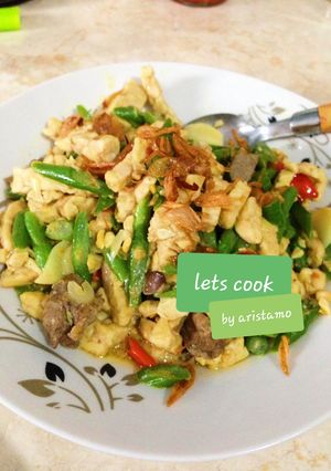 Foto resep Tumis buncis tempe creamy
