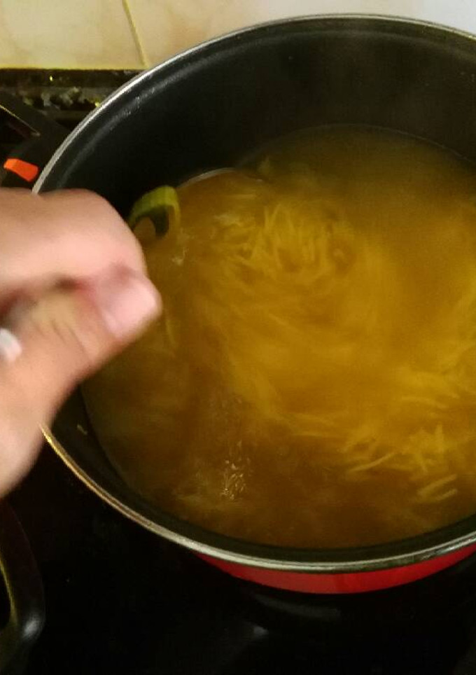 Una foto de Sopa de pollo