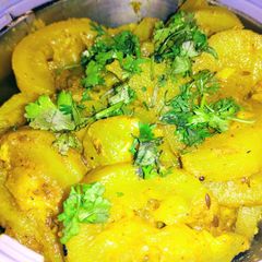 Masala Kadu(bottle gourd) A picture of Masala Kadu(bottle gourd).
