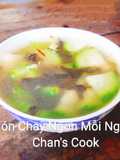 Canh bí đao nấu rong biển chay