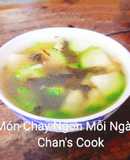 Canh bí đao nấu rong biển chay