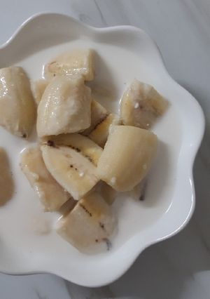 รูปของ "กล้วยบวชชีกะทินมสด" Banana in Coconut Milk🍌🥥🥛