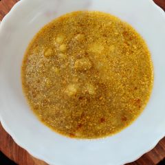A picture of Falahari chutney aloo.