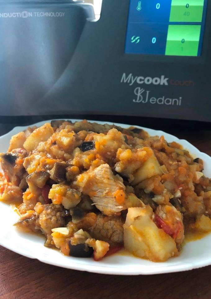 Мясо с овощами