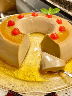 Una foto de Postre de café y licor