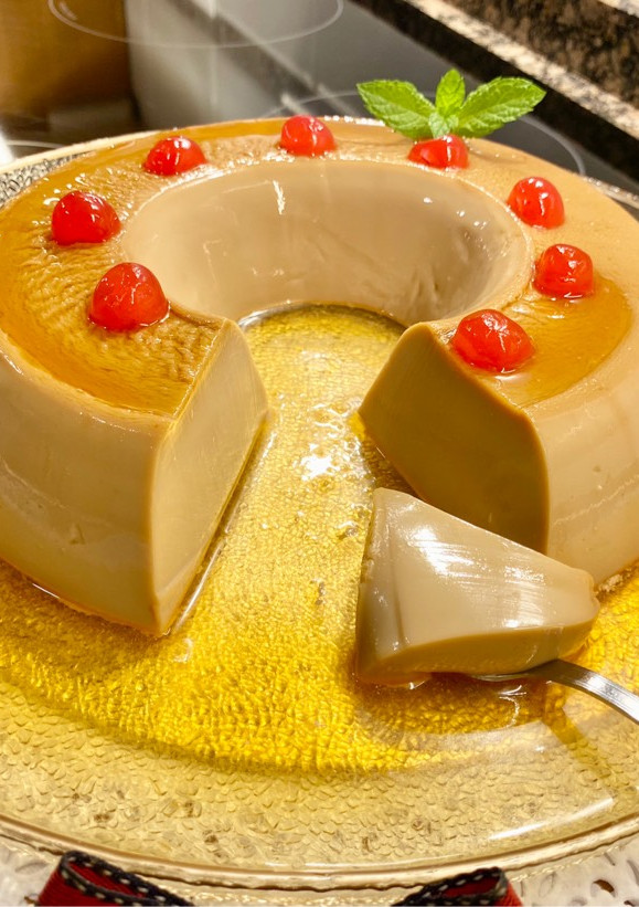 Una foto de Postre de café y licor