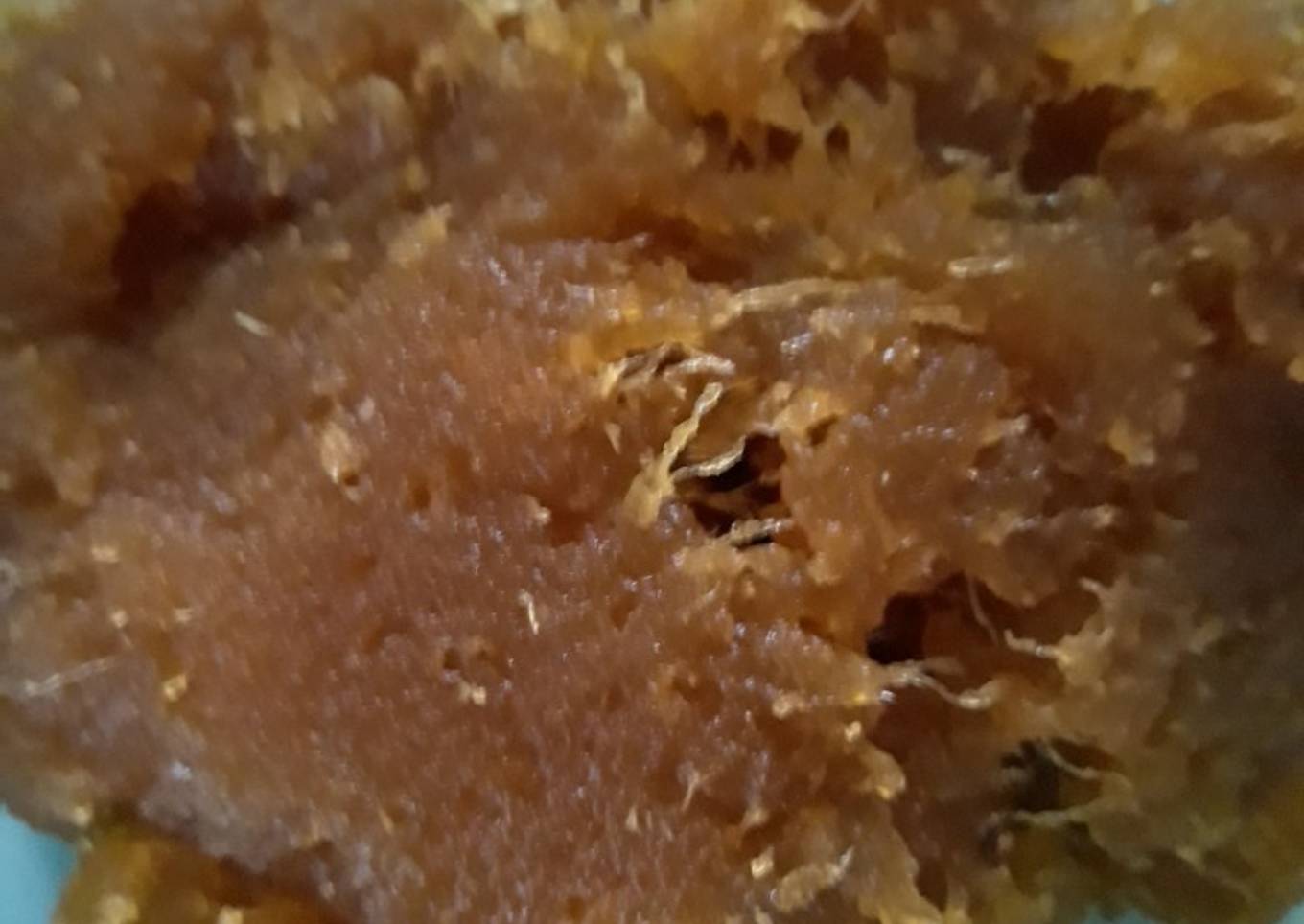 Jem nanas dengan tepung jagung yang disumbat dengan lentil.
