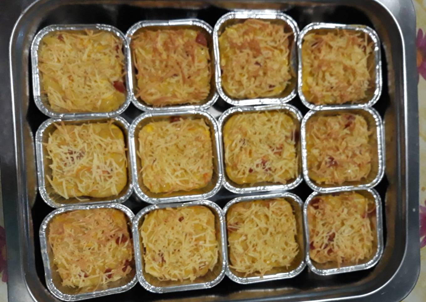 Makaroni kukus oven keju krispy