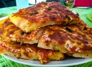 Foto di Pizza al taglio con lievito madre