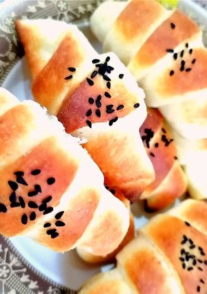 صورة لوصفة كرواسون بالجبن 🥐