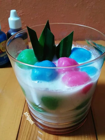 Langkah Mudah untuk Membuat Resep Bubur Candil Tepung ketan Rainbow yang  Bikin Ketagihan Anti Ribet, Menggugah Selera