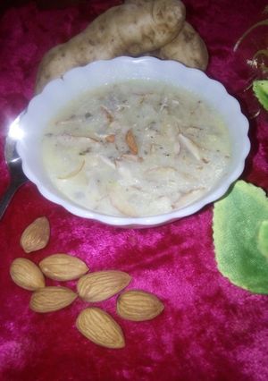 शकरकंद की खीर (shakarkand ki kheer recipe in Hindi) रेसिपी मुख्य फोटो