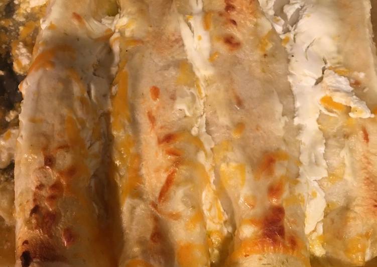 Recipe of Speedy Chicken &amp; Beef Fajita Enchiladas