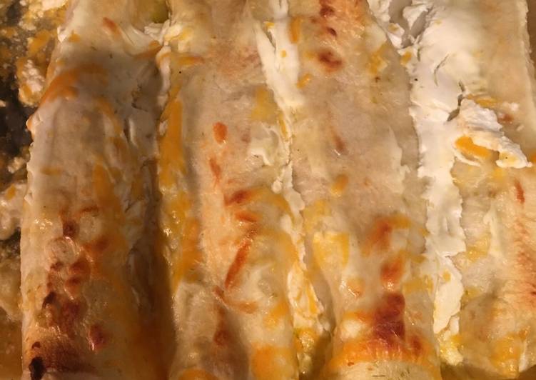 Easy Way to Cook Perfect Chicken & Beef Fajita Enchiladas