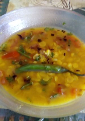 A picture of Chane ki daal.