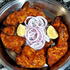A picture of Grilled chicken legs.