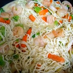 A picture of Keto Shrimp Fettuccine.