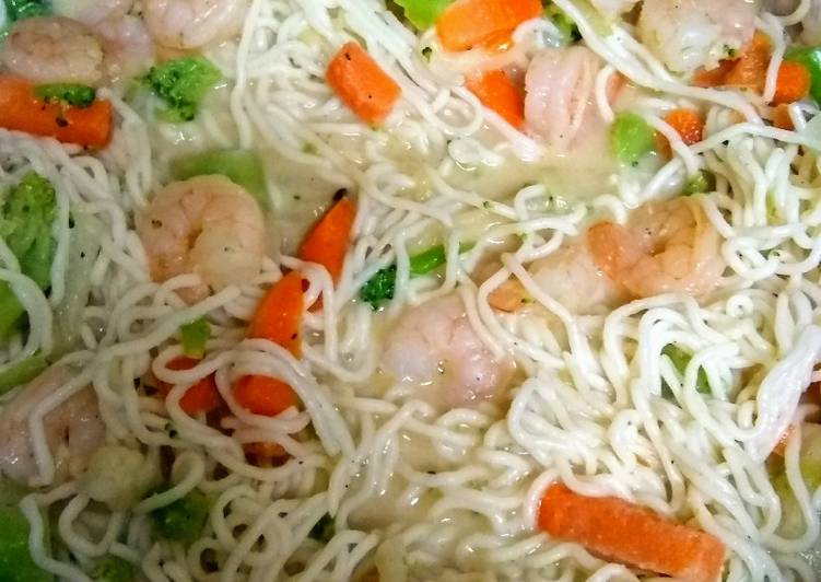 Easiest Way to Prepare Super Quick Homemade Keto Shrimp Fettuccine