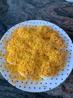 Una foto de Huevos rellenos