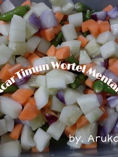 Foto resep Acar timun wortel mentah