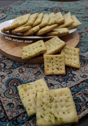 عکسی از دستور کراکر سبزیجات