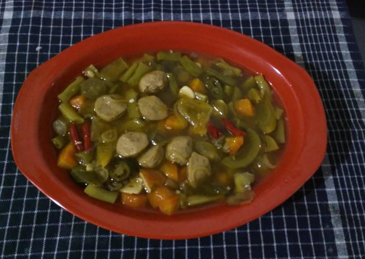 Resep Asem-asem bakso sapi Lezat